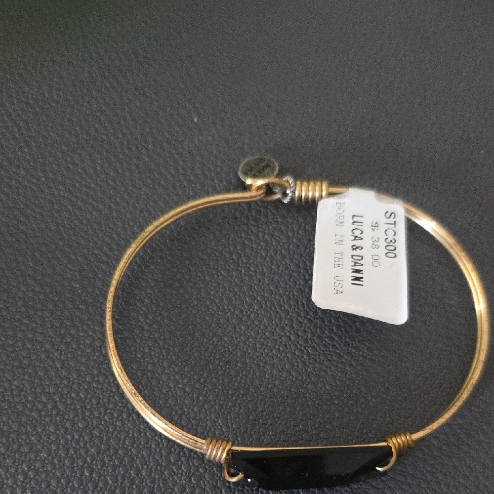 Luca + Danni Gold and Black Minimalist Bracelet